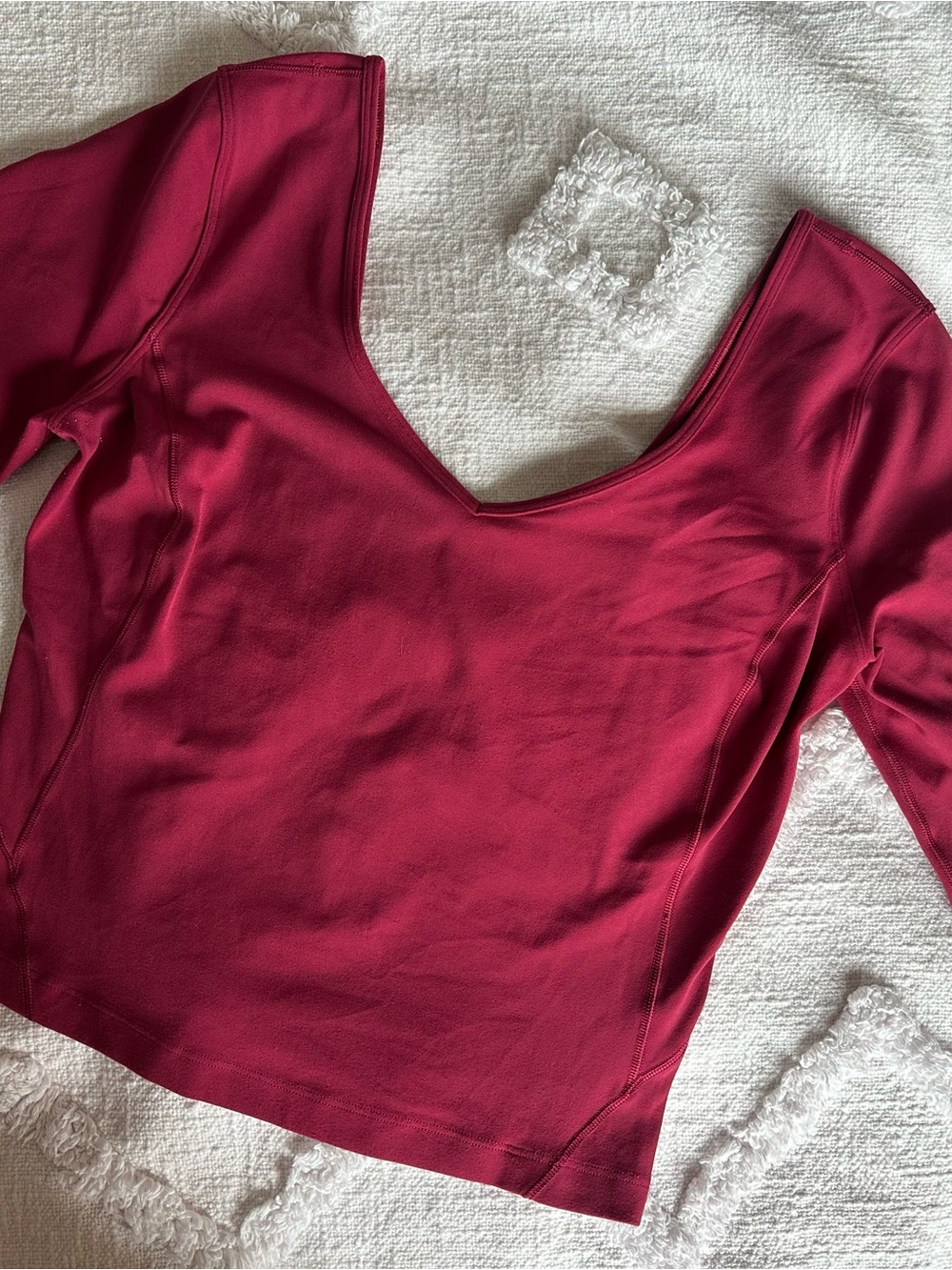 Lululemon Align Long Sleeve Shirt Pomegranate – Size 6